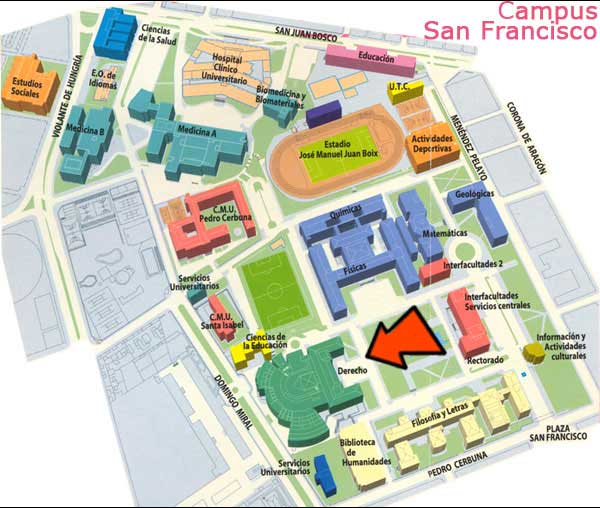Mapa del Campus
