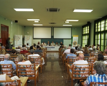 Imagen de la inauguración de los cursos extraoprdinarios de Unizar, este verano en Jaca 