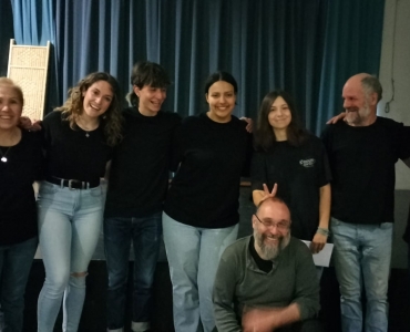 Grupo de teatro &#039;En obras&#039;, del Campus de Huesca 