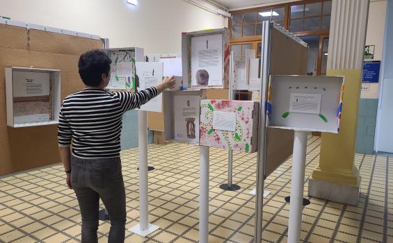 Exposición en Magisterio del Campus de Huesca