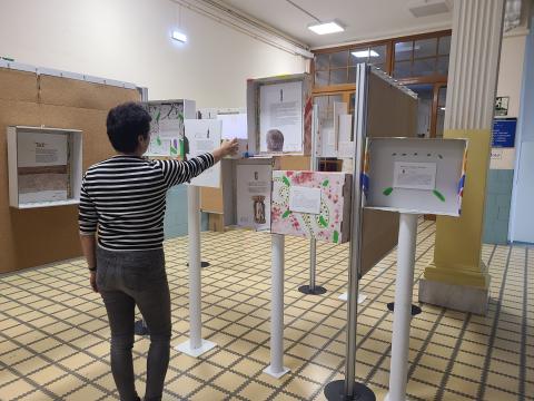 Exposición en Magisterio del Campus de Huesca